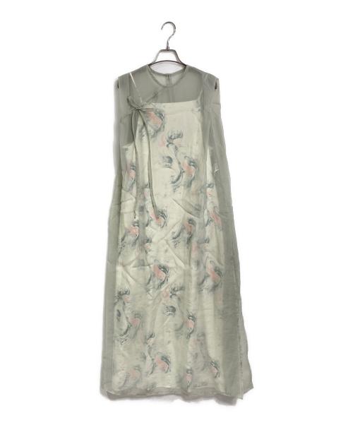 mystic（ミスティック）mystic (ミスティック) チャイニーシアーワンピースSET ミント サイズ:2 未使用品の古着・服飾アイテム