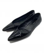 PRADAプラダ）の古着「エナメルパンプス」｜ブラック