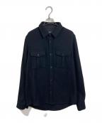 A.P.C.アーペーセー）の古着「CPOジャケット　フリースジャケット　シャツジャケット」｜ブラック