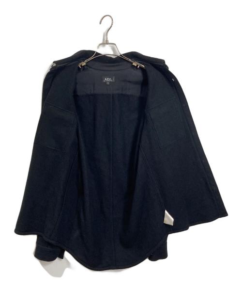 A.P.C.（アーペーセー）A.P.C. (アーペーセー) CPOジャケット　フリースジャケット　シャツジャケット ブラック サイズ:Sの古着・服飾アイテム