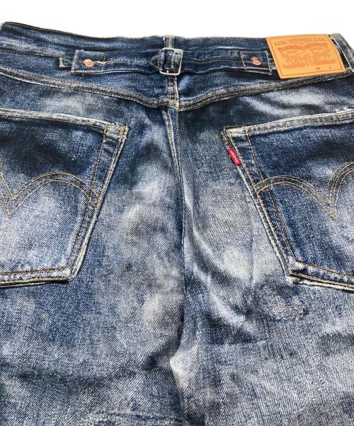 JUNYA WATANABE MAN（ジュンヤワタナベマン）JUNYA WATANABE MAN (ジュンヤワタナベマン) BerBerJin (ベンベルジン) 25SS 転写プリントデニムパンツ　日本製 インディゴ サイズ:XSの古着・服飾アイテム