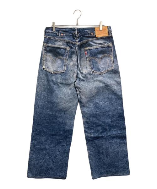 JUNYA WATANABE MAN（ジュンヤワタナベマン）JUNYA WATANABE MAN (ジュンヤワタナベマン) BerBerJin (ベンベルジン) 25SS 転写プリントデニムパンツ　日本製 インディゴ サイズ:XSの古着・服飾アイテム