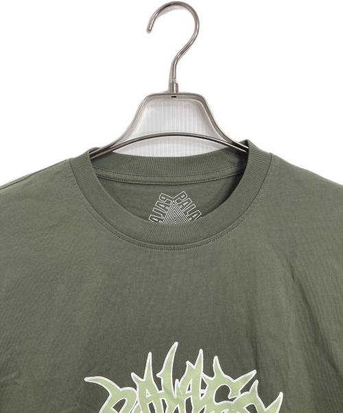 PALACE（パレス）PALACE (パレス) SPIKED LONGSLEEVE  スパイクド ロングスリーブ   ロングスリーブカットソー カーキ サイズ:XLの古着・服飾アイテム