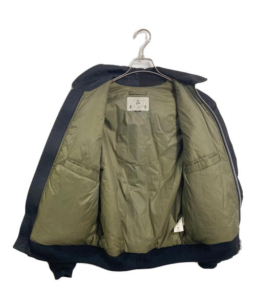 BAL（バル）BAL (バル) COMBINE HELI CREW BOMBER/ドッキングボンバージャケット　アウター ブラック サイズ:Lの古着・服飾アイテム