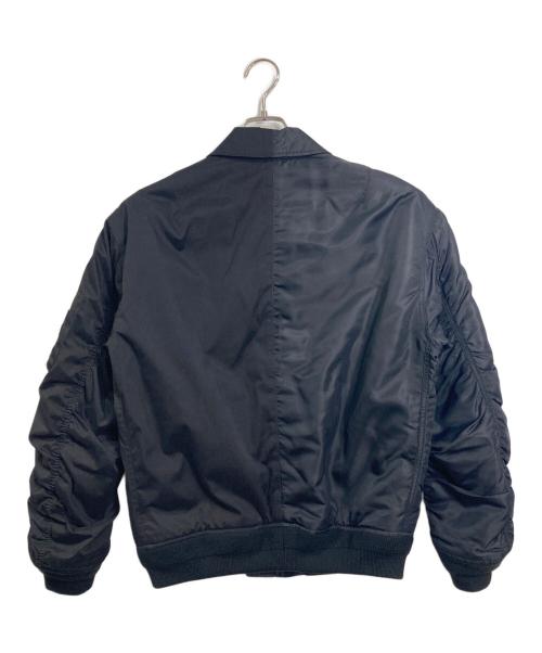 BAL（バル）BAL (バル) COMBINE HELI CREW BOMBER/ドッキングボンバージャケット　アウター ブラック サイズ:Lの古着・服飾アイテム
