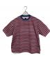 DAIWA PIER39（ダイワ ピア39）の古着「TECH DRAWSTRING MULTI BORDER S/S TEE」｜レッド