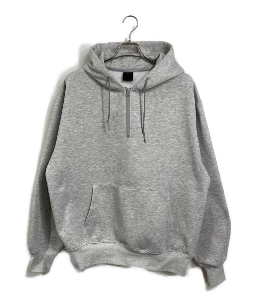 DAIWA PIER39（ダイワ ピア39）DAIWA PIER39 (ダイワ ピア39) TECH HALF ZIP SWEAT スウェットパーカー グレー サイズ:Lの古着・服飾アイテム