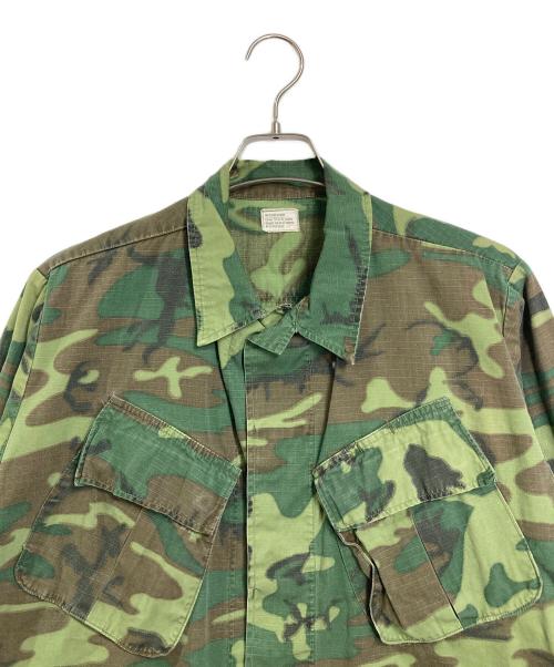 US ARMY（ユーエスアーミー）US ARMY (ユーエスアーミー) 【古着】ジャングルファティーグジャケット グリーン サイズ:Mの古着・服飾アイテム