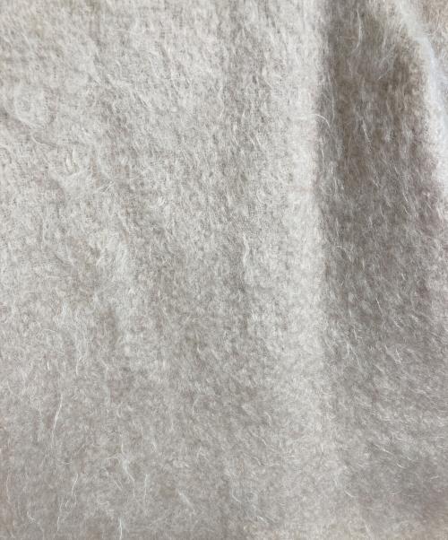 KISHIDAMIKI（キシダミキ）KISHIDAMIKI (キシダミキ) constructive dress モヘア混ショートドレスワンピース　デザインワンピース ベージュ サイズ:FREEの古着・服飾アイテム