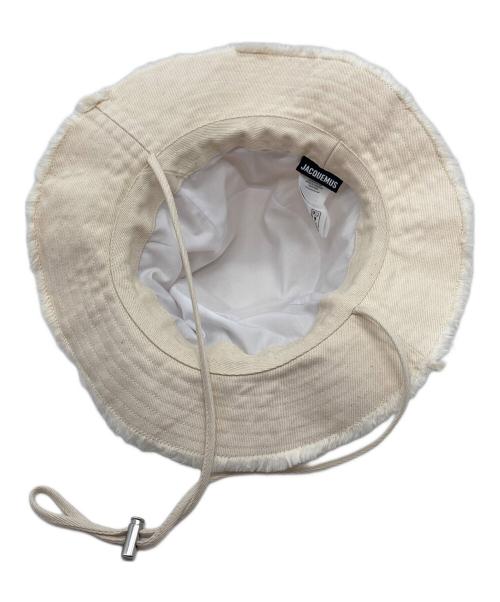 jacquemus（ジャックムス）JACQUEMUS (ジャックムス) バケットハット アイボリー サイズ:60の古着・服飾アイテム