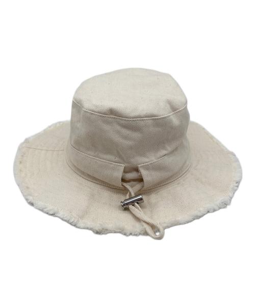 jacquemus（ジャックムス）JACQUEMUS (ジャックムス) バケットハット アイボリー サイズ:60の古着・服飾アイテム
