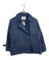 Sonny Label（サニーレーベル）の古着「撥水ショートトレンチコート　アウター　ライトアウター」｜ネイビー