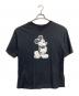 TAKAHIROMIYASHITA TheSoloIst.（タカヒロミヤシタ ザソロイスト）の古着「oversized Mickey Mouse crewneck S/S tee  オーバーサイズ　ミッキーマウス　クルーネックショートスリーブTEE 半袖カットソー　Tシャツ　日本製」｜ブラック
