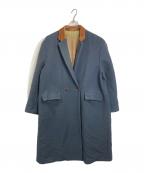 UNDERCOVERアンダーカバー）の古着「BIGチェスターコート　ロングコート　ウールコート　日本製」｜グリーン