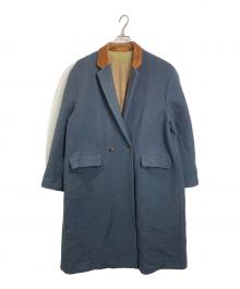 UNDERCOVER（アンダーカバー）の古着「BIGチェスターコート　ロングコート　ウールコート　日本製」｜グリーン