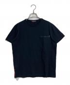 PRADA SPORTSプラダスポーツ）の古着「ジップポケットTシャツ」｜ブラック