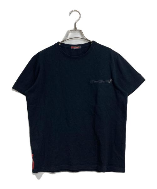 PRADA SPORTS（プラダスポーツ）PRADA SPORTS (プラダスポーツ) ジップポケットTシャツ ブラック サイズ:Mの古着・服飾アイテム