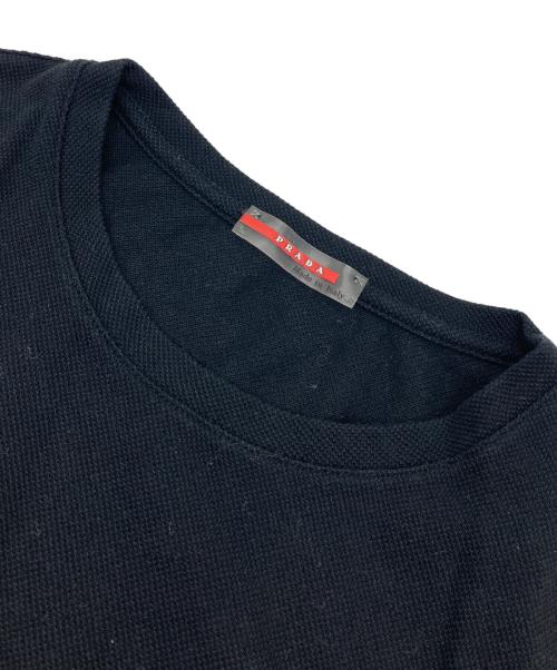 PRADA SPORTS（プラダスポーツ）PRADA SPORTS (プラダスポーツ) ジップポケットTシャツ ブラック サイズ:Mの古着・服飾アイテム