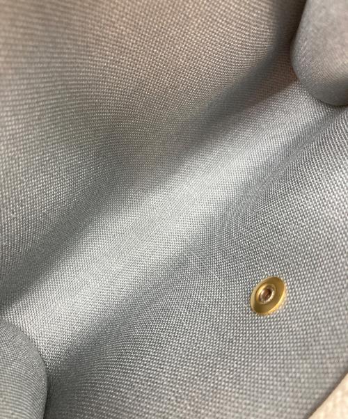 Christian Dior（クリスチャン ディオール）Christian Dior (クリスチャン ディオール) ハニカム柄ショルダーバッグ　ミニバッグ　フランス製 ホワイト サイズ:実寸参照の古着・服飾アイテム