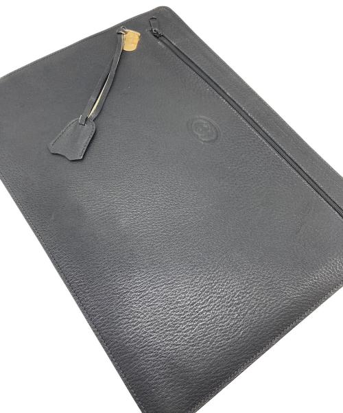 GUCCI（グッチ）GUCCI (グッチ) 【OLD】ヴィンテージ クラッチバッグ　イタリア製 ブラック サイズ:実寸参照の古着・服飾アイテム