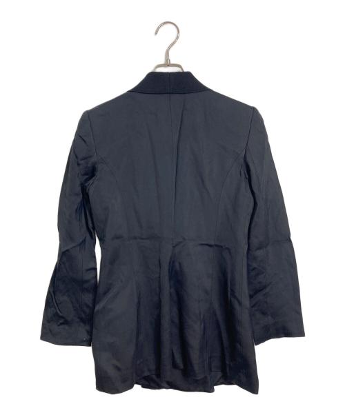 GIORGIO ARMANI（ジョルジョアルマーニ）GIORGIO ARMANI (ジョルジョアルマーニ) ニットラペルタキシードジャケット　アウター　ライトアウター　セレモニー ブラック サイズ:160の古着・服飾アイテム
