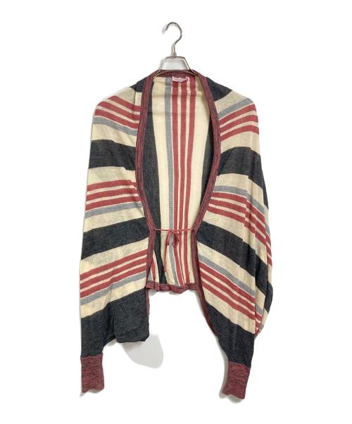 Vivienne Westwood RED LABEL（ヴィヴィアンウエストウッドレッドレーベル）Vivienne Westwood RED LABEL (ヴィヴィアンウエストウッドレッドレーベル) トッパーカーディガン　日本製 マルチカラー サイズ:2の古着・服飾アイテム