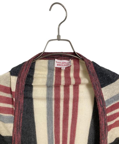 Vivienne Westwood RED LABEL（ヴィヴィアンウエストウッドレッドレーベル）Vivienne Westwood RED LABEL (ヴィヴィアンウエストウッドレッドレーベル) トッパーカーディガン　日本製 マルチカラー サイズ:2の古着・服飾アイテム