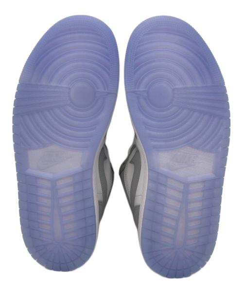 NIKE（ナイキ）NIKE (ナイキ) エア ジョーダン 1 Low ホワイト×グレー サイズ:US7.5 未使用品の古着・服飾アイテム