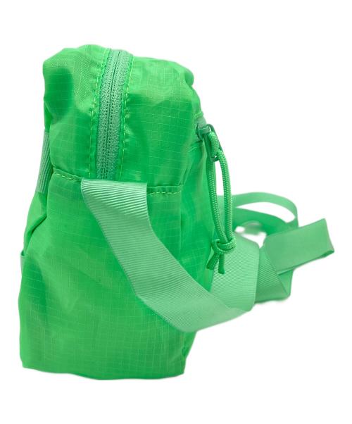 HUMAN WOMAN（ヒューマンウーマン）HUMAN WOMAN (ヒューマンウーマン) ロゴ ショルダーバッグ　ミニバッグ グリーン サイズ:実寸参照の古着・服飾アイテム