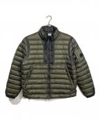 C.P COMPANYシーピーカンパニー）の古着「袖ゴーグルダウンジャケット　D.D. SHELL DOWN JACKET  ダウンジャケット　アウター」｜グリーン