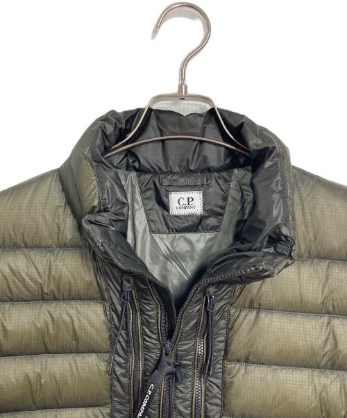 C.P COMPANY（シーピーカンパニー）C.P COMPANY (シーピーカンパニー) 袖ゴーグルダウンジャケット　D.D. SHELL DOWN JACKET  ダウンジャケット　アウター グリーン サイズ:XLの古着・服飾アイテム