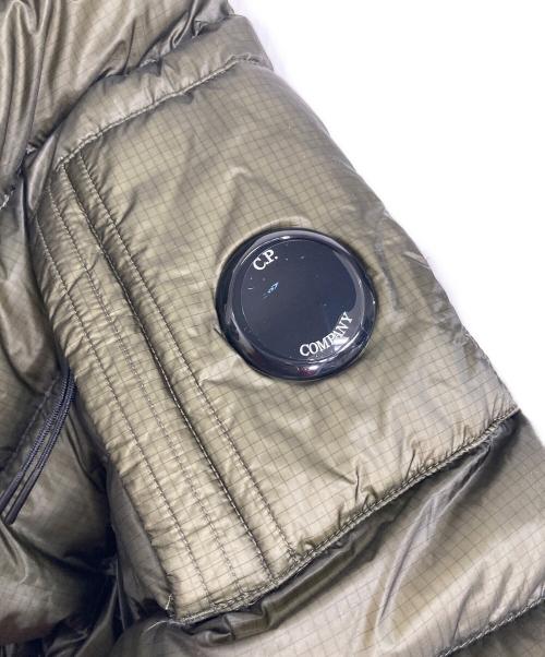 C.P COMPANY（シーピーカンパニー）C.P COMPANY (シーピーカンパニー) 袖ゴーグルダウンジャケット　D.D. SHELL DOWN JACKET  ダウンジャケット　アウター グリーン サイズ:XLの古着・服飾アイテム