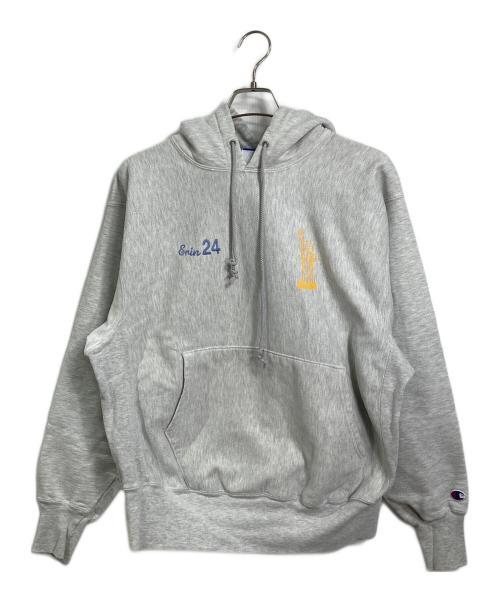 Champion（チャンピオン）Champion (チャンピオン) 【古着】90’S‐00’S リバースウィーブパーカー　90年代 グレー サイズ:Lの古着・服飾アイテム