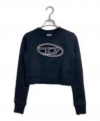 DIESELディーゼル）の古着「ロゴスウェット」｜ブラック