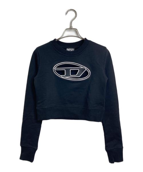 DIESEL（ディーゼル）DIESEL (ディーゼル) ロゴスウェット ブラック サイズ:Mの古着・服飾アイテム