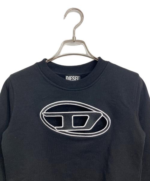 DIESEL（ディーゼル）DIESEL (ディーゼル) ロゴスウェット ブラック サイズ:Mの古着・服飾アイテム
