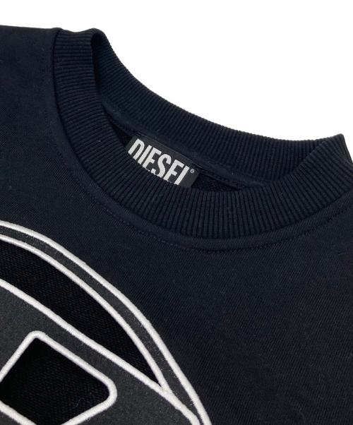 DIESEL（ディーゼル）DIESEL (ディーゼル) ロゴスウェット ブラック サイズ:Mの古着・服飾アイテム