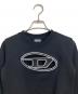 DIESEL (ディーゼル) ロゴスウェット ブラック サイズ:M：5000円