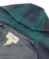 中古・古着 L.L.Bean (エルエルビーン) 70's‐80’sフリンジウールフーデットコート　ロングコート　ウールコート　アメリカ製 ブラック×グリーン サイズ:S：6000円