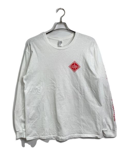CHALLENGER（チャレンジャー）CHALLENGER (チャレンジャー) BD 2023 TOUR BANDANALYZE L/S TEE ホワイト サイズ:Lの古着・服飾アイテム