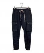 DANKE SCHONダンケ シェーン）の古着「ジップカーゴパンツ」｜ブラック