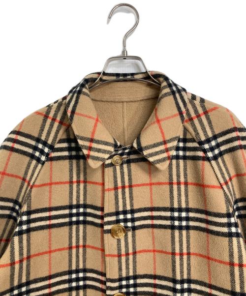 Burberry's（バーバリー）Burberry's (バーバリー) ノバチェックリバーシブルコート　ウールコート　オールドバーバリー ベージュ サイズ:11AB3の古着・服飾アイテム