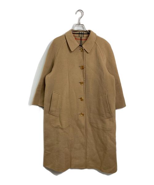 Burberry's（バーバリー）Burberry's (バーバリー) ノバチェックリバーシブルコート　ウールコート　オールドバーバリー ベージュ サイズ:11AB3の古着・服飾アイテム