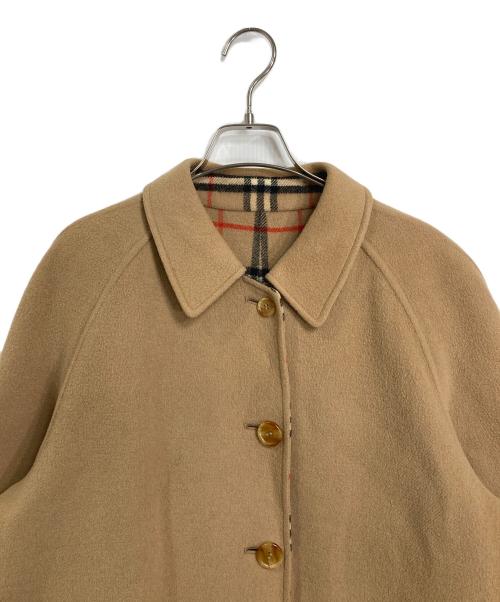 Burberry's（バーバリー）Burberry's (バーバリー) ノバチェックリバーシブルコート　ウールコート　オールドバーバリー ベージュ サイズ:11AB3の古着・服飾アイテム