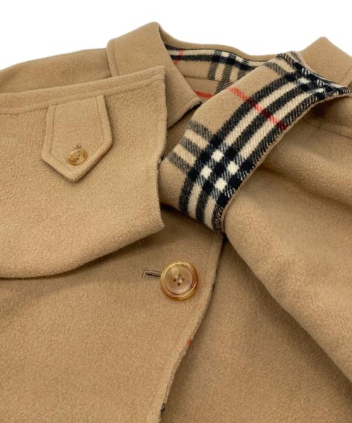 Burberry's（バーバリー）Burberry's (バーバリー) ノバチェックリバーシブルコート　ウールコート　オールドバーバリー ベージュ サイズ:11AB3の古着・服飾アイテム