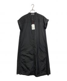 ticca（ティッカ）の古着「レースフレンチワンピース」｜グレー