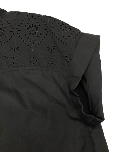 ticca（ティッカ）ticca (ティッカ) レースフレンチワンピース グレー サイズ:FREE 未使用品の古着・服飾アイテム