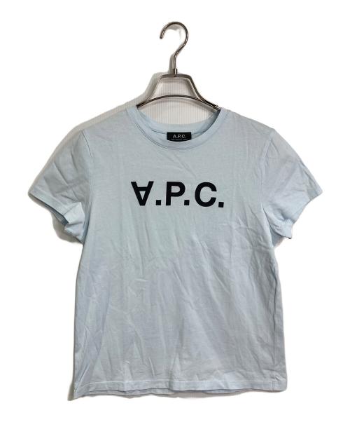 A.P.C.（アーペーセー）A.P.C. (アーペーセー) VPC Tシャツ　半袖カットソー　Tee ブルー サイズ:Sの古着・服飾アイテム