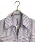 CODE A (コードエー) stripe shirt dress  ストライプシャツドレス　ロングワンピース　日本製 パープル サイズ:XS 未使用品：12000円