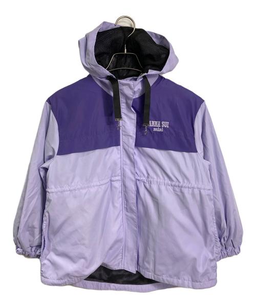 ANNA SUI（アナスイ）ANNA SUI (アナスイ) 多機能3WAYブルゾン　アウター　ライトアウター パープル サイズ:130−140cm 未使用品の古着・服飾アイテム